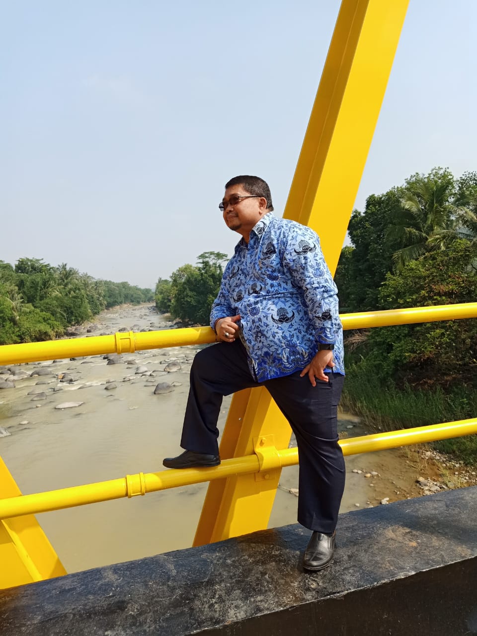 Kegiatan Monev Bidang Sarpraswil Ke Jembatan Cikao