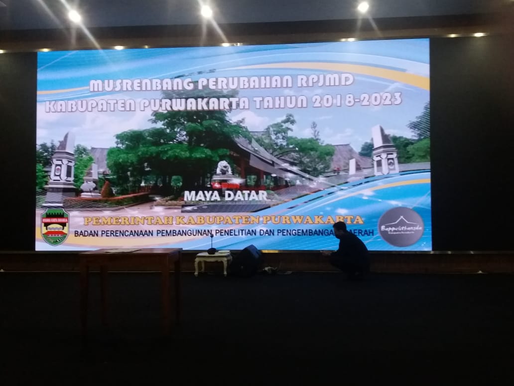 Pelaksanaan Musrenbang Perubahan RPJMD Kabupaten Purwakarta Tahun 2018 - 2023 di Bale Yudhistira Pemerintah Daerah Kabupaten Purwakarta