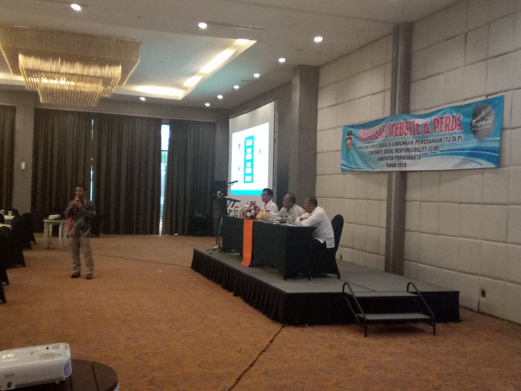 Pelaksanaan Sosialisasi Website CSR di Kabupaten Purwakarta
