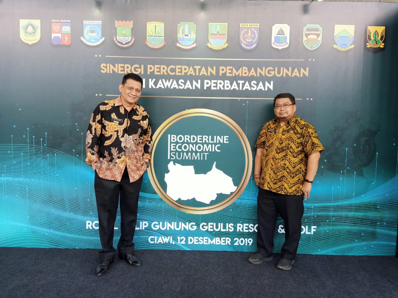 Kepala Bappelitbangda Kabupaten Purwakarta dan Kepala Bidang Sarpraswil Bappelitbangda Menghadiri Acara Sinergi Percepatan Pembangunan Kawasan Perbatasan di Ciawi Bogor