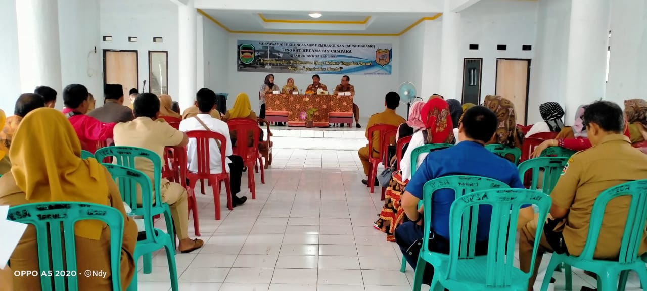 Peserta Musrenbang di Kecamatan Campaka TA 2020