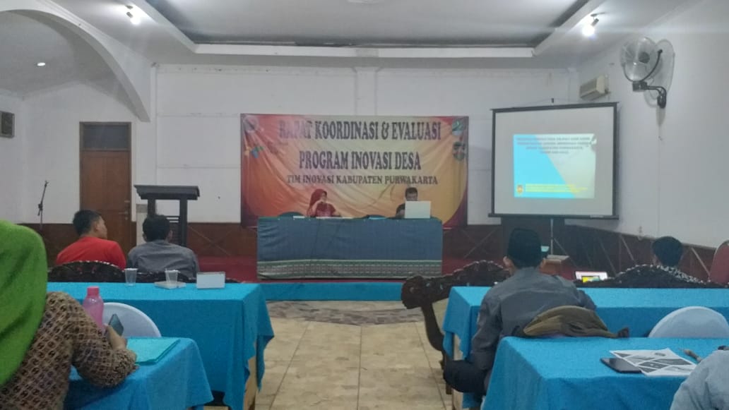Rapat Koordinasi dan Evaluasi Program Inovasi Desa di Kabupaten Purwakarta