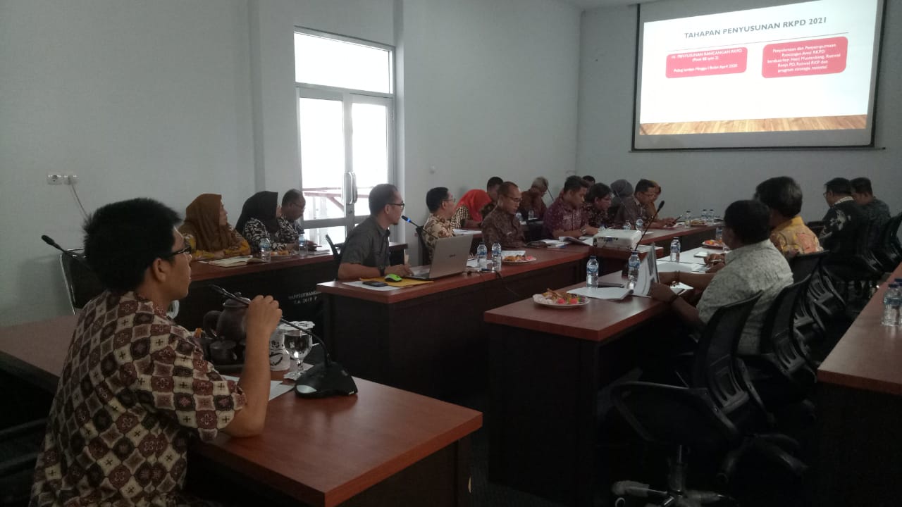 Rapat Persiapan Penyusunan Rancangan Awal RKPD Tahun 2021